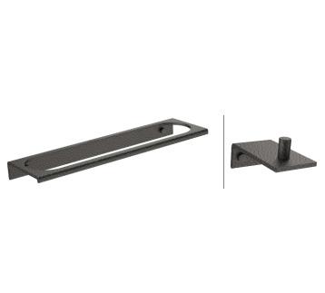 Towel bar, Hook - Armani Gray