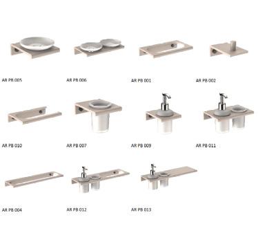 Aura - Paper Beige Bathroom Accessories