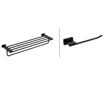 Towel Rack - Matt Black