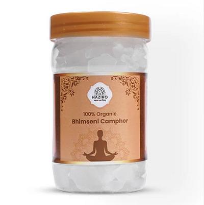 Haziro Bhimseni Pure Organic and Original Bhimseni Camphor/Kapoor Container 100 Gram
