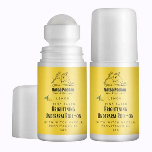 Zinc-Based Brightening Underarm Roll-On Deoderant - Lemon Flavour