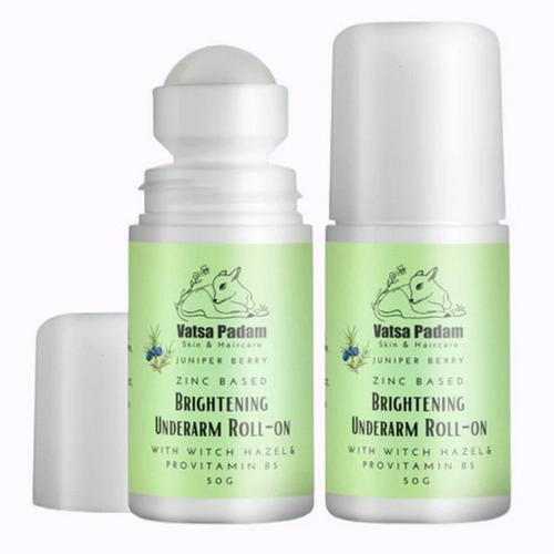 Zinc-Based Brightening Underarm Roll-On Deoderant - Juniper Berry Flavour