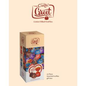 Greet Center filled truffles