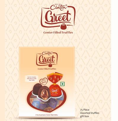 Greet Center filled truffles