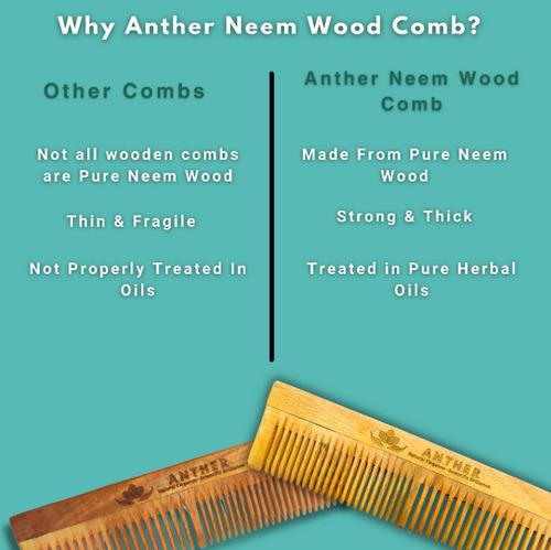 Anther Neem Wood Comb