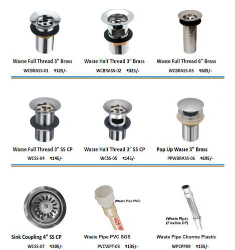 Waste Coupling Brass & SS