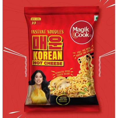 Korean Hot Cheese Instant Noodles