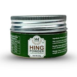 SM Hing Powder - Premium Asafoetida | Strong & Aromatic | Gluten-Free (25g Pack)