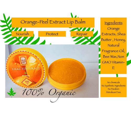 Lilac Natural's Orange Lip Balm: Repair, Hydrate, and Shine