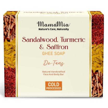 Sandalwood Turmeric Saffron Ghee soap
