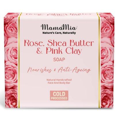 Rose Shea butter & Pink Clay Soap