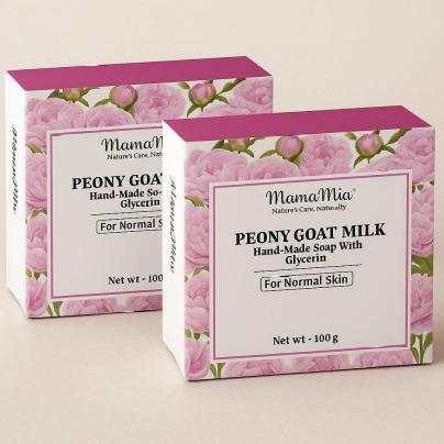 Peony Goat milk Handmade Soap with Glycerin