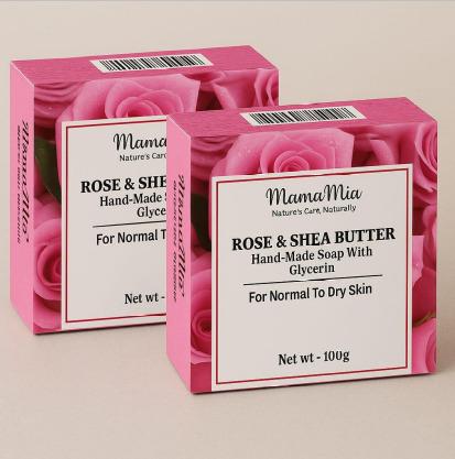 Rose & Sheabutter Handmade Soap with Glycerin