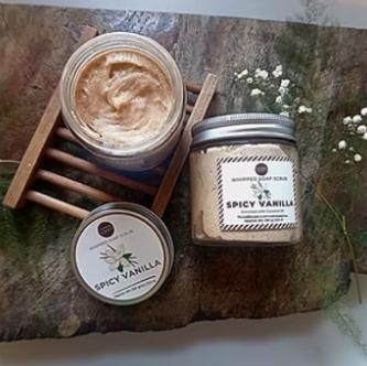 Spicy Vanilla Foaming Scrub