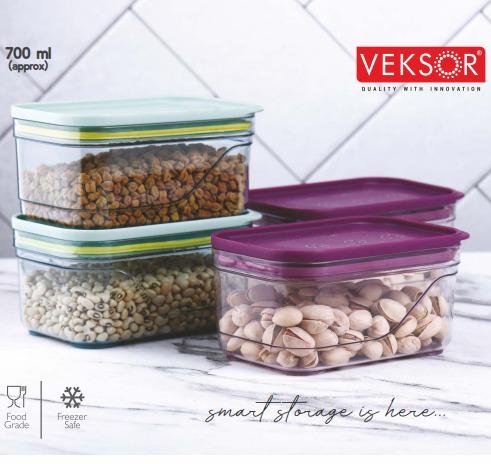 SiMCO container stackable 2 pcs 700 ml