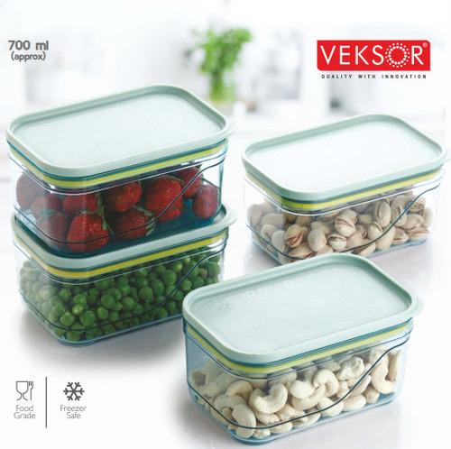 SiMCO container stackable 4 pcs 700 ml