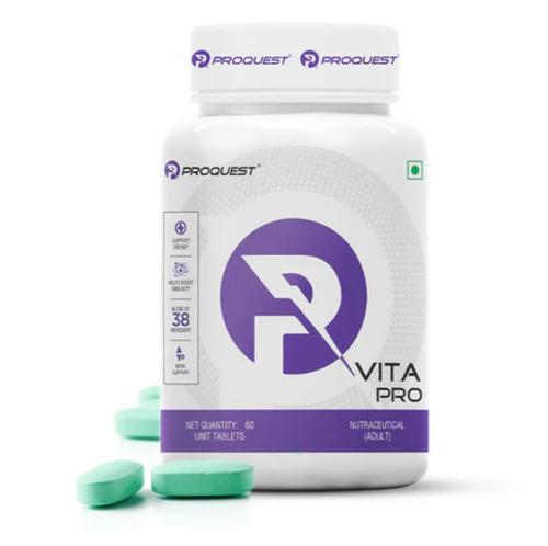 Vita Pro multivitamin 60 tablet for overall health and vitality.