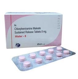 Chlorpheniramine Maleate Sustained Release Tablets 8mg