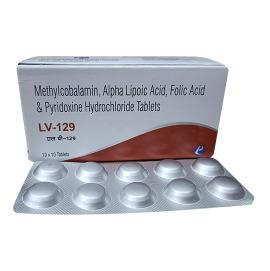 Methylcobalamin Alpha Lipoic Acid Folic Acid And Pyridoxine Hydrochloride Tablets