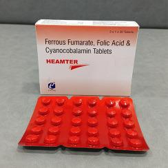 Ferrous Fumarate Folic Acid And Cyanocobalamin Tablets