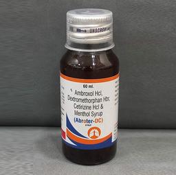 Ambroxol Hcl Dextromethorphan Hbr Cetirizine HCL And Menthol Syrup 60 ml