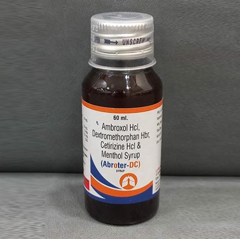 Ambroxol Hcl Dextromethorphan Hbr Cetirizine HCL And Menthol Syrup 60 ml