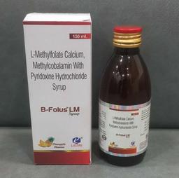 L-Methylfolate Calcium Methylcobalamin With Pyridoxine Hydrochloride Syrup 150 ml