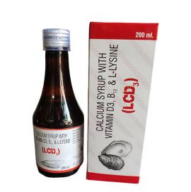 Calcium Syrup With Vitamin D3 B12 And L-Lysine