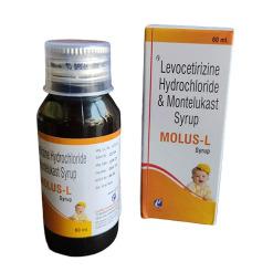 Levoetirizine Hydrochloride And Montelukast Syrup 60ml