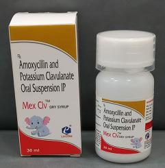 Amoxycillin And Potassium Clavulanate Oral Suspensione IP 30 ml