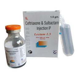 Ceftrizxone And Sulbactam Injection IP 1.5 gm
