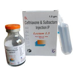 Ceftrizxone And Sulbactam Injection IP 1.5 gm