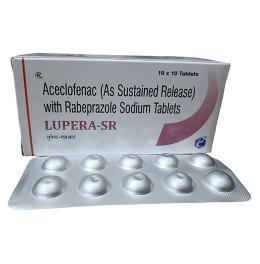 Aceclofenac-As Sustained Release With Rabeprazole Sodium Tablets