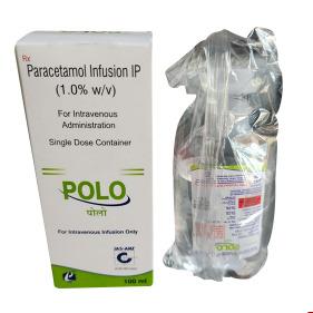 Paracetamol Infusion IP 1.0 Percent W-V