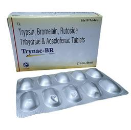 Trypsin Bromelain Rutoside Trihydrate And Aceclofenac Tablets