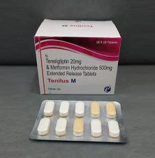 Teneligliptin 20mg And Metformin Hydrochloride 500mg Extended Release Tablets