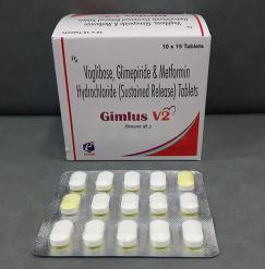 Voglibose Glimepiride And Metformin Hydrochloride Tablets V2