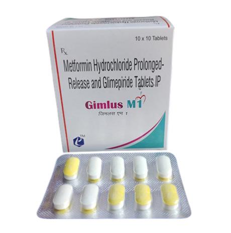 Metformin Hydrochloride Prolonged-Release And Glimepiride Tablets IP M2