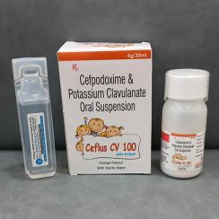 Cefpodoxime And Potassium Clavulanate Oral Suspension 4g-30ml