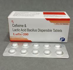 Cefixime And Lactic Acid Bacillus Dispersible Tablets 200 mg