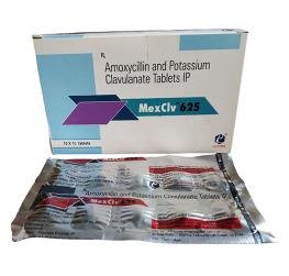 Amoxycillin And Potassium Clavulanate Tablets IP 625 mg