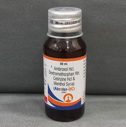 Ambroxol Hcl Detromethorphan Hbr Cetirizine Hcl And Menthol Syrup 60 ml