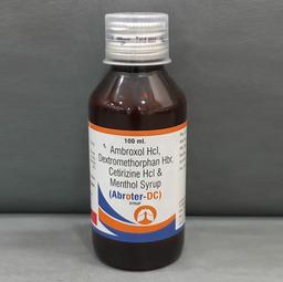 Ambroxol Hcl Detromethorphan Hbr Cetirizine Hcl And Menthol Syrup 100 ml