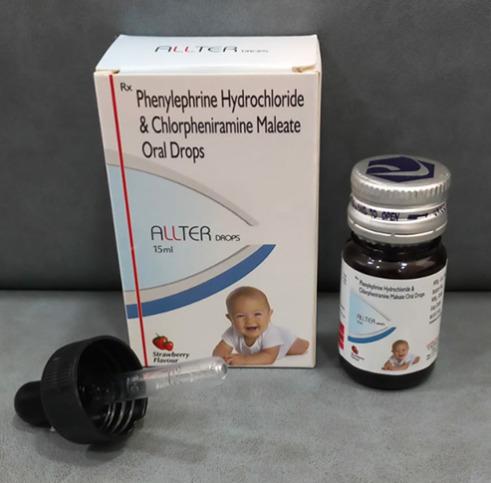 Phenylephrine Hydrochloride And Chlorpheniramine Maleate Oral Drops