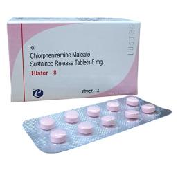 Chlorpheniramine Maleate Sustained Release Tablets 8 mg