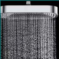OH Shower Striker 6"X8"Black