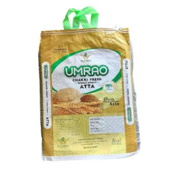UMRAO ATTA 5KG SINGLE PRINTED HANDLE BAG