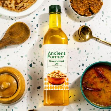 Woodpressed Groundnut Oil