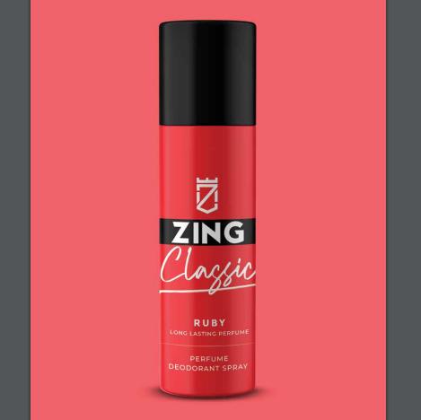 Perfume Deo Spray Zing Classic Ruby