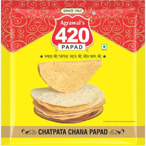 Chatpata Chana Papad